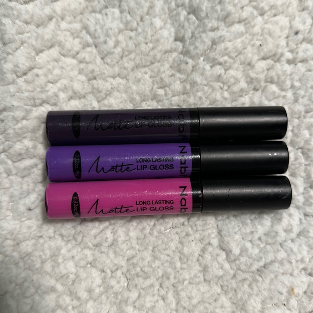 Nabi - Matte Long Lasting Lip Gloss (Set of 3)